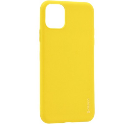 Чехол-накладка силикон Deppa Gel Color Case D-87251 для iPhone 11 Pro Max (6.5") 1.0мм Желтый - фото 9785