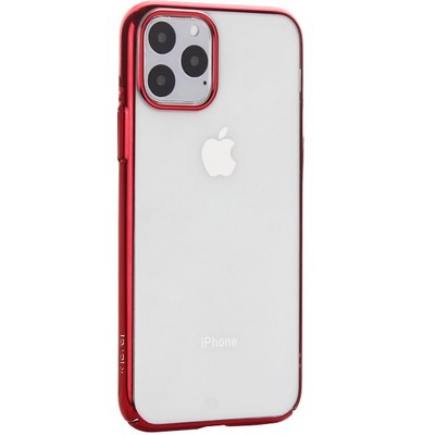 Чехол-накладка пластиковый X-Level для iPhone 11 Pro (5.8") Красный глянцевый борт - фото 9924