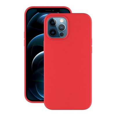 Чехол-накладка силикон Deppa Soft Silicone Case D-87770 для iPhone 12 Pro Max (6.7") Красный - фото 10542