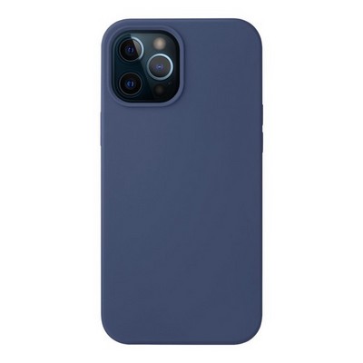 Чехол-накладка силикон Deppa Liquid Silicone Case D-87717 для iPhone 12 Pro Max (6.7") 1.7мм Синий - фото 10554