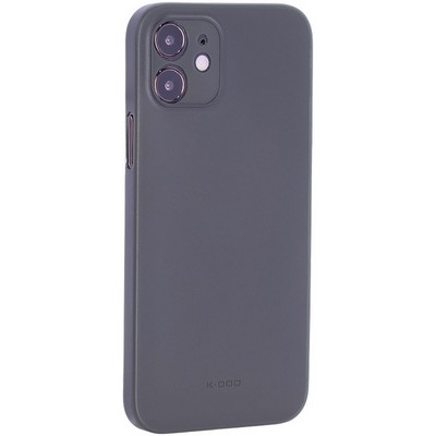 Чехол-накладка пластиковая KZDOO Air Skin 0.3мм для Iphone 12 (6.1") Зеленая - фото 10647