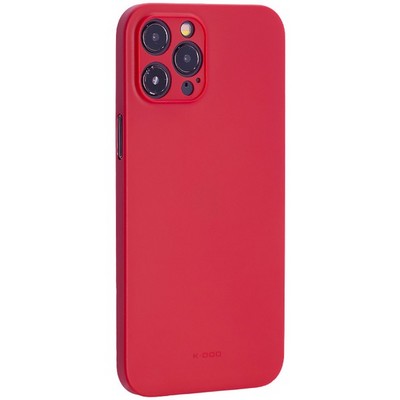 Чехол-накладка пластиковая KZDOO Air Skin 0.3мм для Iphone 12 Pro Max (6.7") Красная - фото 10660