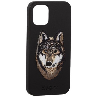 Накладка кожаная Club SAV Series для iPhone 12 mini (5.4") Wolf-волк - фото 10712