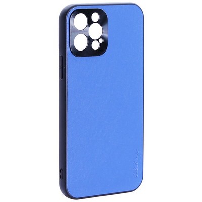 Чехол-накладка пластиковая GKS Design Creative Case с силиконовыми бортами для iPhone 12 Pro (6.1") Синий - фото 11058