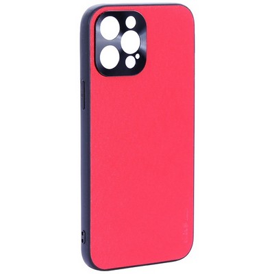 Чехол-накладка пластиковая GKS Design Creative Case с силиконовыми бортами для iPhone 12 Pro Max (6.7") Красный - фото 11066