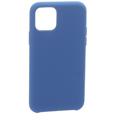 Накладка силиконовая MItrifON для iPhone 11 Pro Max (6.5") без логотипа Deep blue Темно-синий №20 - фото 11113
