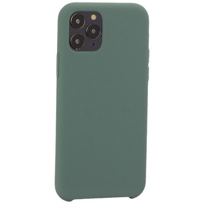 Накладка силиконовая MItrifON для iPhone 11 Pro (5.8") без логотипа Pine Green - Бриллиантово-зеленый № 58 - фото 11128