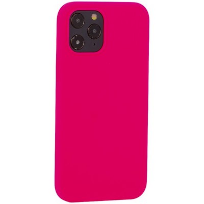 Накладка силиконовая MItrifON для iPhone 14 Pro (6.1") без логотипа Bright pink Ярко-розовый №47 - фото 36357