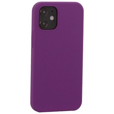 Накладка силиконовая MItrifON для iPhone 12 mini (5.4") без логотипа Violet Фиолетовый №45 - фото 11232