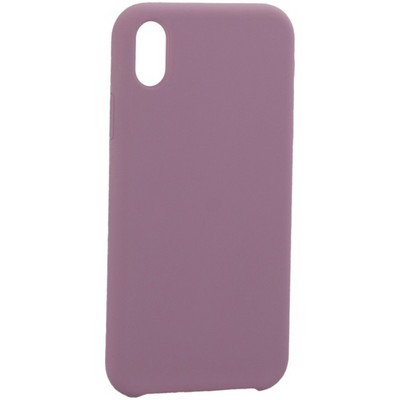 Накладка силиконовая MItrifON для iPhone XR (6.1") без логотипа Dark Lilac Темно-сиреневый №61 - фото 11262