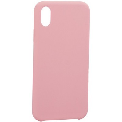 Накладка силиконовая MItrifON для iPhone XR (6.1") без логотипа Pink Розовый №6 - фото 11264