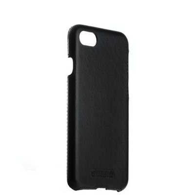 Чехол-накладка кожаный Valenta (C-1221) для iPhone SE (2020г.)/ 8/ 7 (4.7") Back Cover Classic Style черный - фото 11451