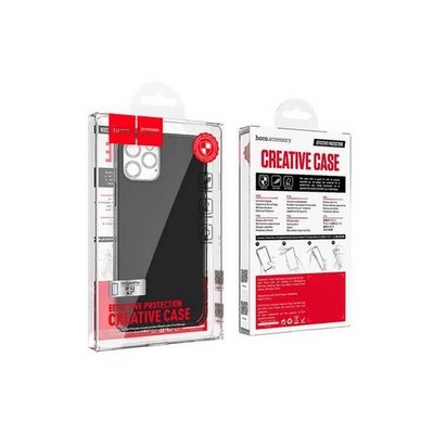 Чехол силиконовый Hoco Fascination Series ультратонкий для iPhone 12 Pro Max (6.7") Черный - фото 11629