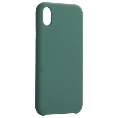 Накладка силиконовая MItrifON для iPhone XR (6.1") без логотипа Pine Green - Бриллиантово-зеленый № 58 - фото 13017