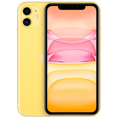 Смартфон Apple iPhone 11 64 ГБ, желтый RU - фото 13383