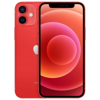Смартфон Apple iPhone 12 mini 128 ГБ, красный RU - фото 13895