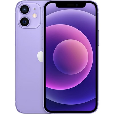 Смартфон Apple iPhone 12 mini 256 ГБ, фиолетовый RU - фото 14020