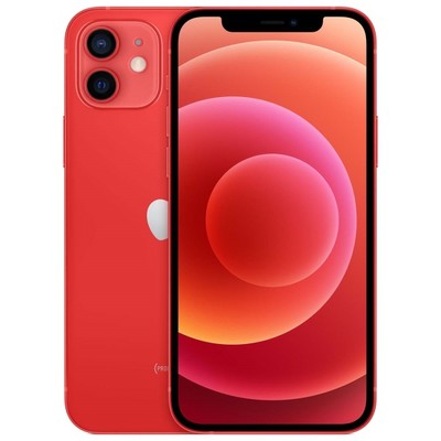 Смартфон Apple iPhone 12 128 ГБ, красный RU - фото 14221