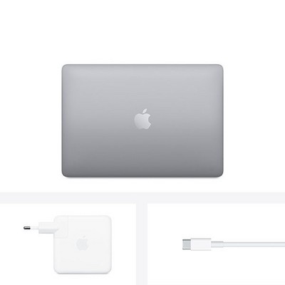 Ноутбук Apple MacBook Pro 13 Late 2020 (Apple M1/16Gb/512Gb SSD) Z11B0004U, серый космос - фото 26905