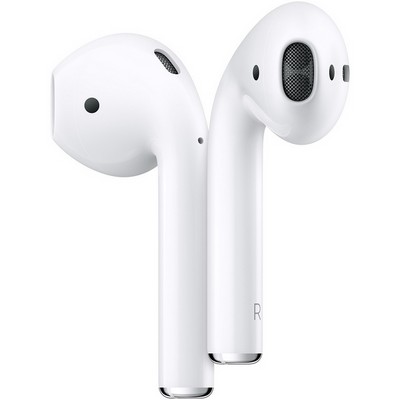 Беспроводные наушники Apple AirPods 2 с зарядным футляром MV7N2, белый - фото 17334