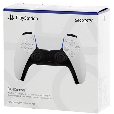 Геймпад Sony PlayStation 5 DualSense, белый - фото 17538