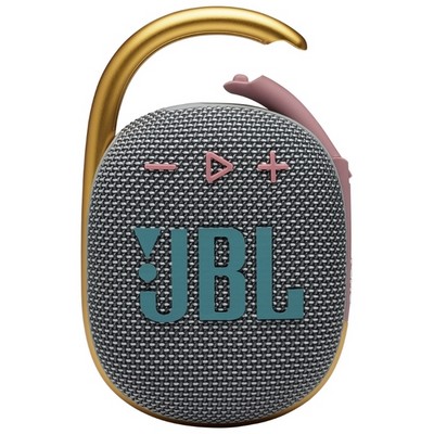 Портативная акустика JBL Clip 4, серый - фото 17890