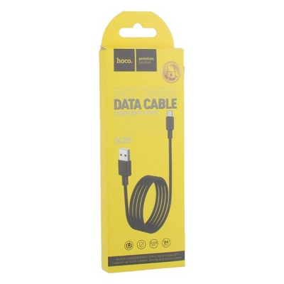 Дата-кабель USB Hoco X29 Superior style charging data cable Type-C (1.0 м) Black Черный - фото 5421