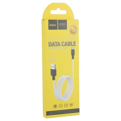 USB дата-кабель Hoco X29 Superior style charging data cable Type-C (1.0 м) White Белый - фото 5422