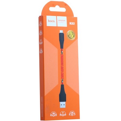 USB дата-кабель Hoco X32 Excellent charging data cable for MicroUSB (1.0 м) Красный - фото 5448