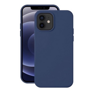 Чехол-накладка силикон Deppa Liquid Silicone Pro Case с поддержкой Magsafe D-870097 для iPhone 12/ 12 Pro (6.1") Синий - фото 19897