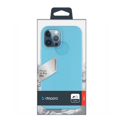 Чехол-накладка силикон Deppa Gel Color Case D-87758 для iPhone 12 Pro Max (6.7") 1.0мм Мятный - фото 20025