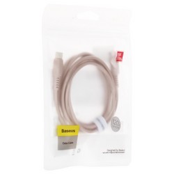 USB дата-кабель Baseus Colorful Type-C - Lightning 18W (480Mbps) (CATLDC-04) 1.2м Pink Розовый песок