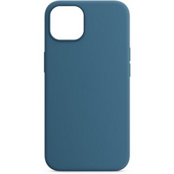 Накладка силиконовая MItrifON для iPhone 13 (6.1") без логотипа Изумрудный №62