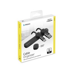 Держатель для кабелей Deppa Mage Cable магнитный D-55192 Черный