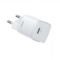 Адаптер питания Remax RP-U75 Crown mini PD charger (USB-C: 5V max 3.0A/ 20Вт) Белый