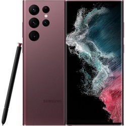 Смартфон Samsung Galaxy S22 Ultra (SM-S908) 12/256 ГБ, бургунди