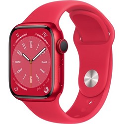 Умные часы Apple Watch Series 8, 41 мм, корпус из алюминия цвета (PRODUCT)RED MNP73