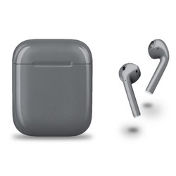 Беспроводные наушники Apple AirPods 2 Custom глянцевый, Серый