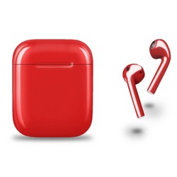Беспроводные наушники Apple AirPods 2 Custom глянцевый, Красный