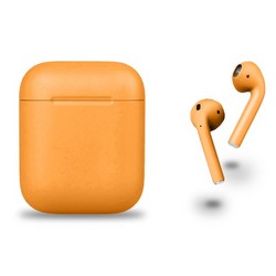 Беспроводные наушники Apple AirPods 2 Custom матовый, Оранжевый
