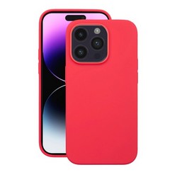 Чехол-накладка силикон Deppa Liquid Silicone Pro Magsafe Case D-88349 для iPhone 14 Pro (6.1&quot;) Красный