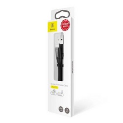 USB дата-кабель Baseus Nimble Portable Cable for Lightning (CALMBJ-B01) 0.23 м Черный