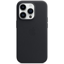 Чехол Apple iPhone 14 Pro Leather MagSafe - Midnight
