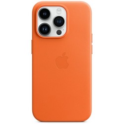 Чехол Apple iPhone 14 Pro Leather MagSafe - Orange