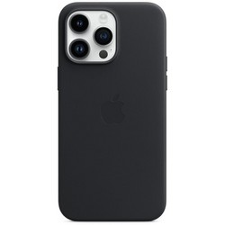 Чехол Apple iPhone 14 Pro Max Leather MagSafe - Midnight