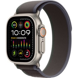 Умные часы Apple Watch Ultra 2 GPS + Cellular, 49 мм, корпус из титана, ремешок Trail синего/черного цвета