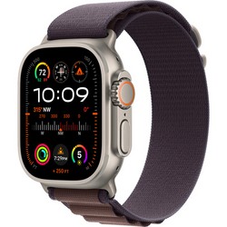 Умные часы Apple Watch Ultra 2 GPS + Cellular, 49 мм, корпус из титана, ремешок Alpine цвета индиго