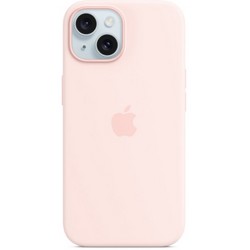 Чехол Apple iPhone 15 Silicone Case with MagSafe - Light Pink