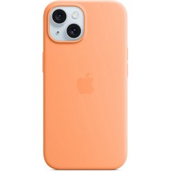Чехол Apple iPhone 15 Silicone Case with MagSafe - Orange Sorbet