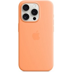 Чехол Apple iPhone 15 Pro Silicone Case with MagSafe - Orange Sorbet